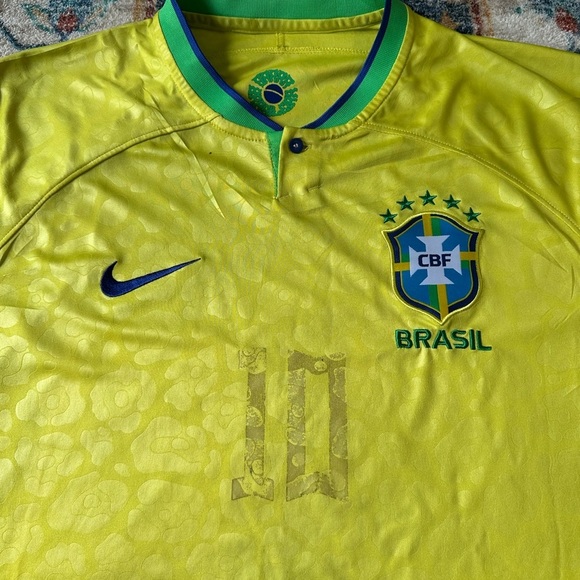 Nike Brazil Neymar World Cup Soccer Jersey Size XL - Picture 5 of 9